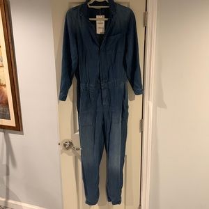 Zara Denim Jumpsuit